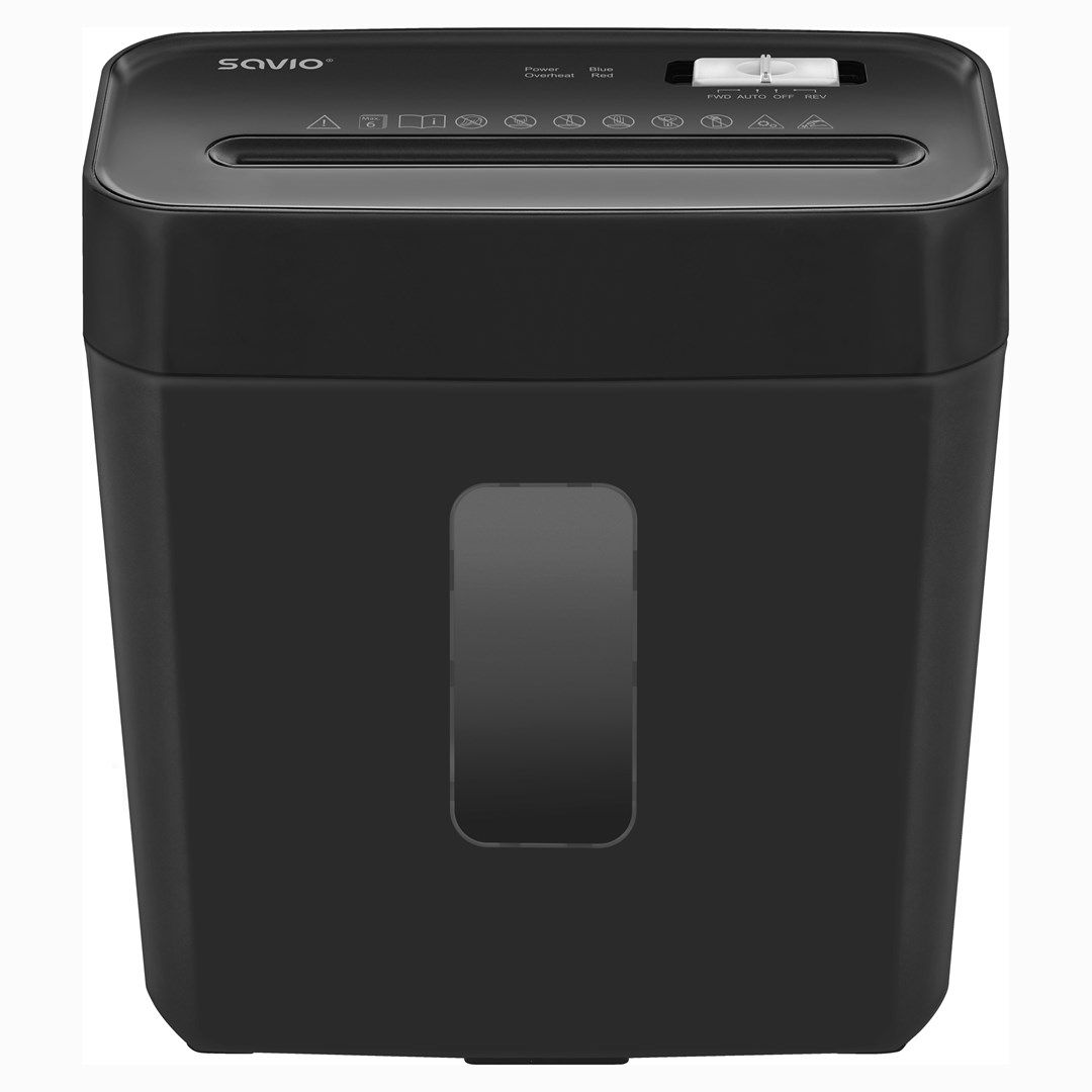 Savio ND-01 Paper Shredder Cross Shredding 72 DB Black