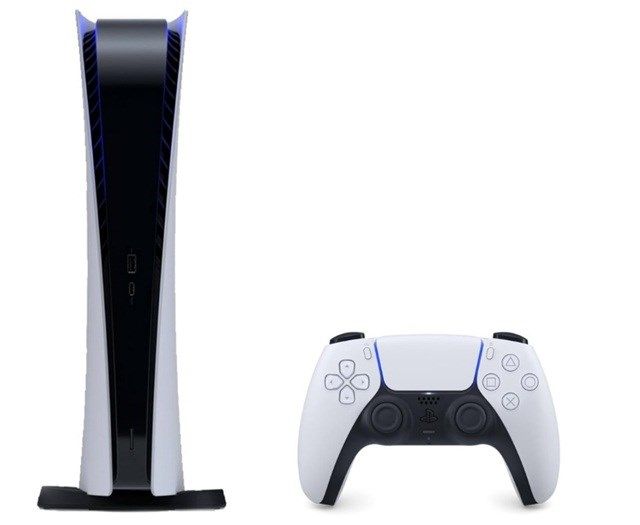 Sony PlayStation 5 Digital Console White Black