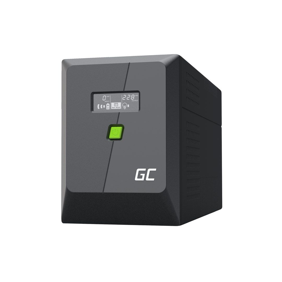 Green Cell Uninterruptible Power Supply (UPS) 2 KVA 1400 W 4 AC Outlet(S)