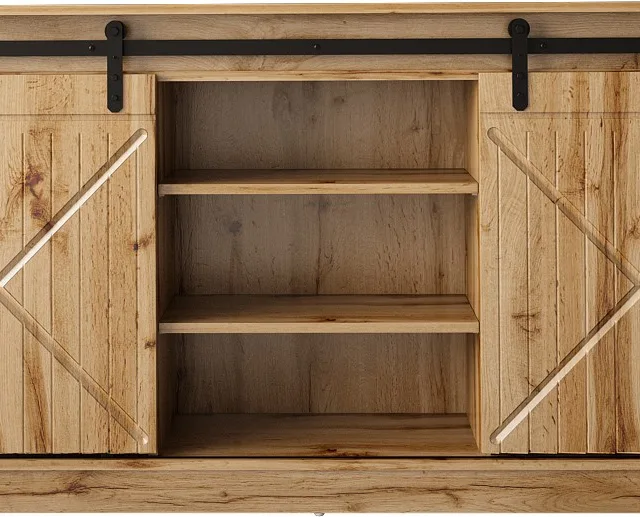 Chest Of Drawers 160x80x35 GRANERO Oak Wotan