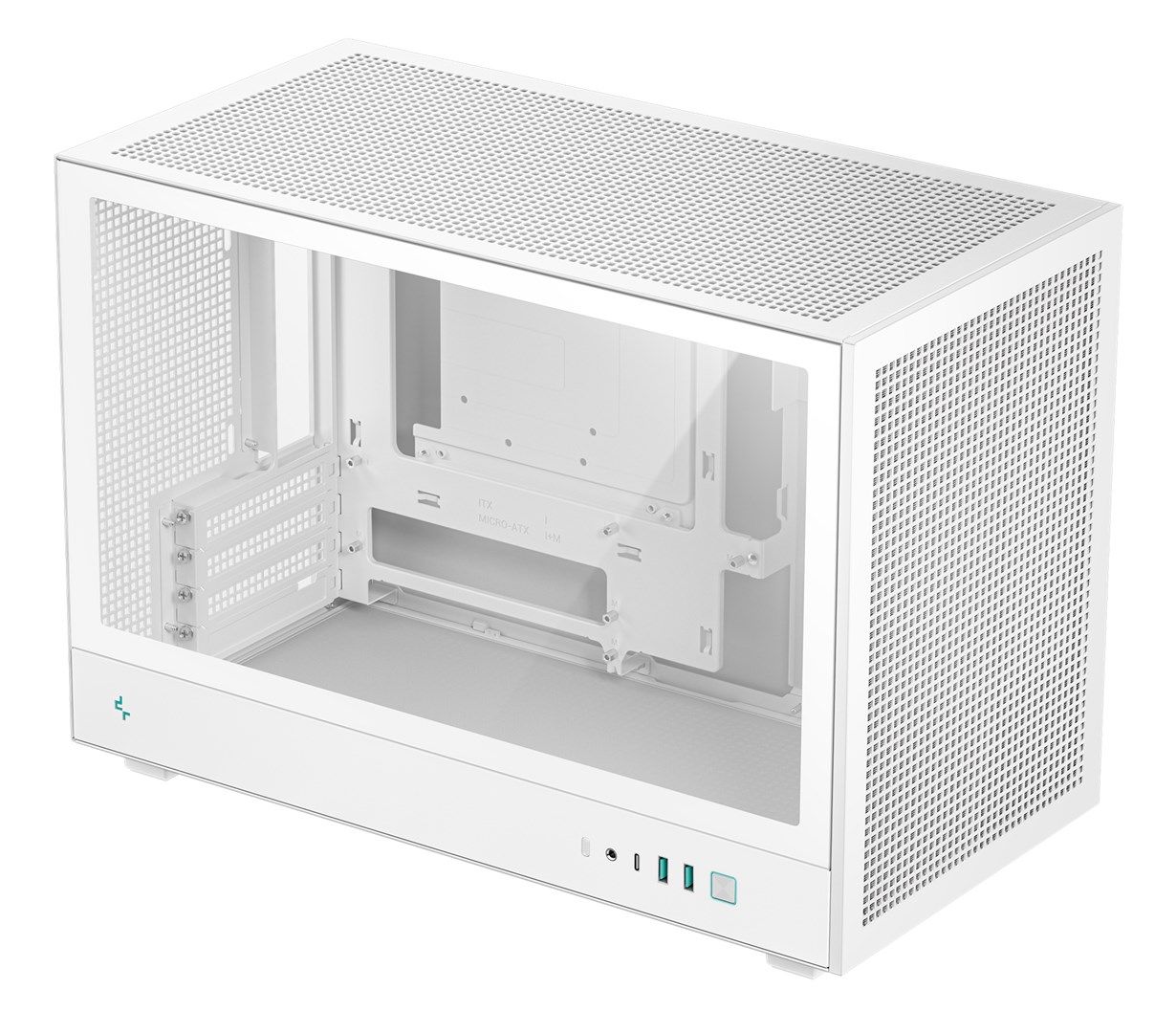 DeepCool CH260 Micro Tower Case - White