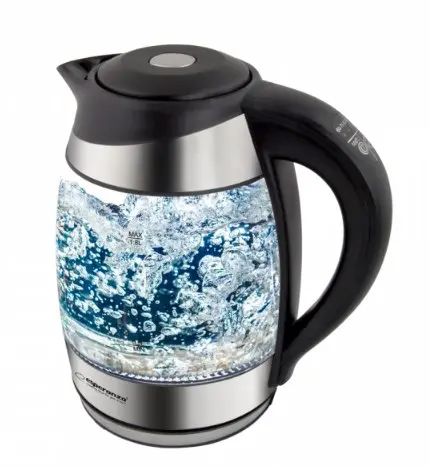 Esperanza EKK026 Electric Kettle 1.7 L 2200 W Black Transparent