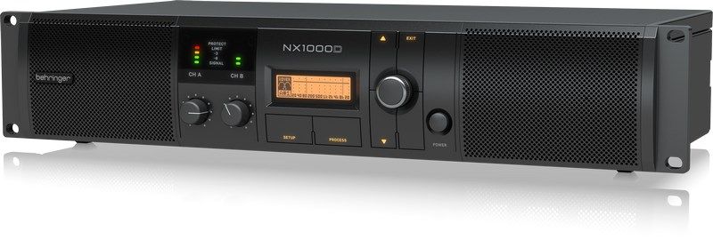Behringer NX1000D Audio Amplifier Performance/Stage Black