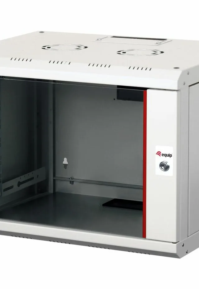 Netzwerkschrank GlastüR PM 600x450mm 7HE Grey 19"
