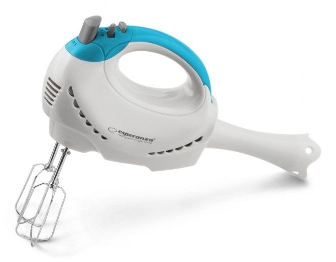 Esperanza EKM010 Mixer Hand Mixer 300 W Light Blue White