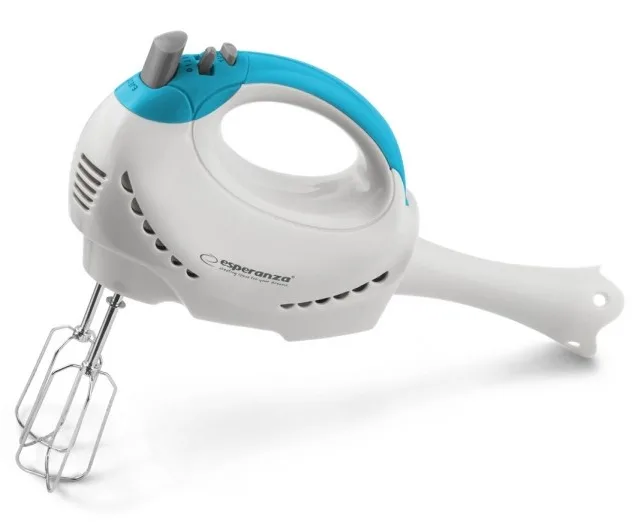 Esperanza EKM010 Mixer Hand Mixer 300 W Light Blue White