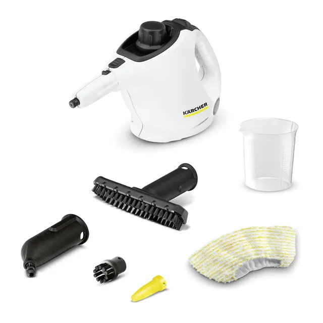 KäRcher SC 1 Cylinder Steam Cleaner 1200 W Black White