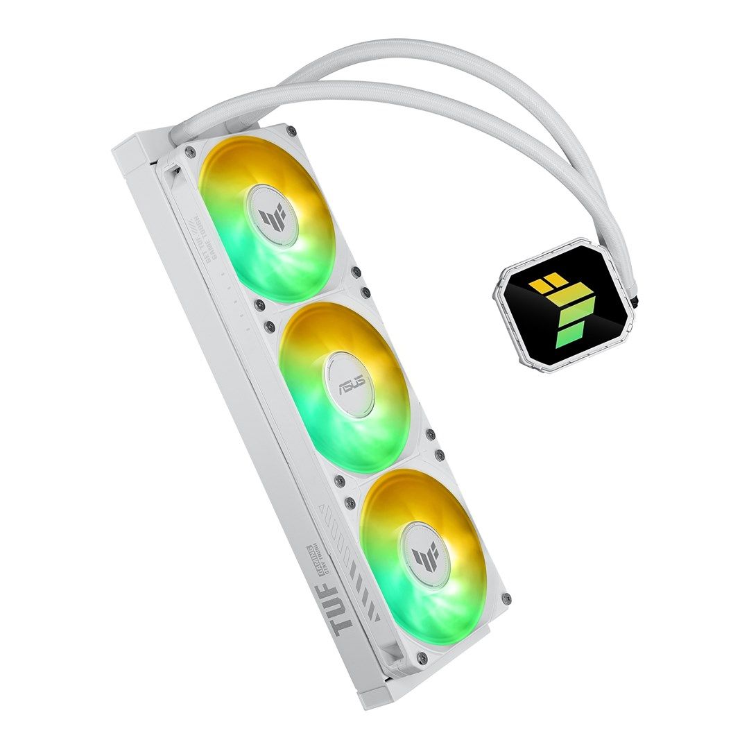 K ASUS TUF Gaming LC III 360 ARGB White AIO WasserküHlung FüR AMD Und Intel CPUs