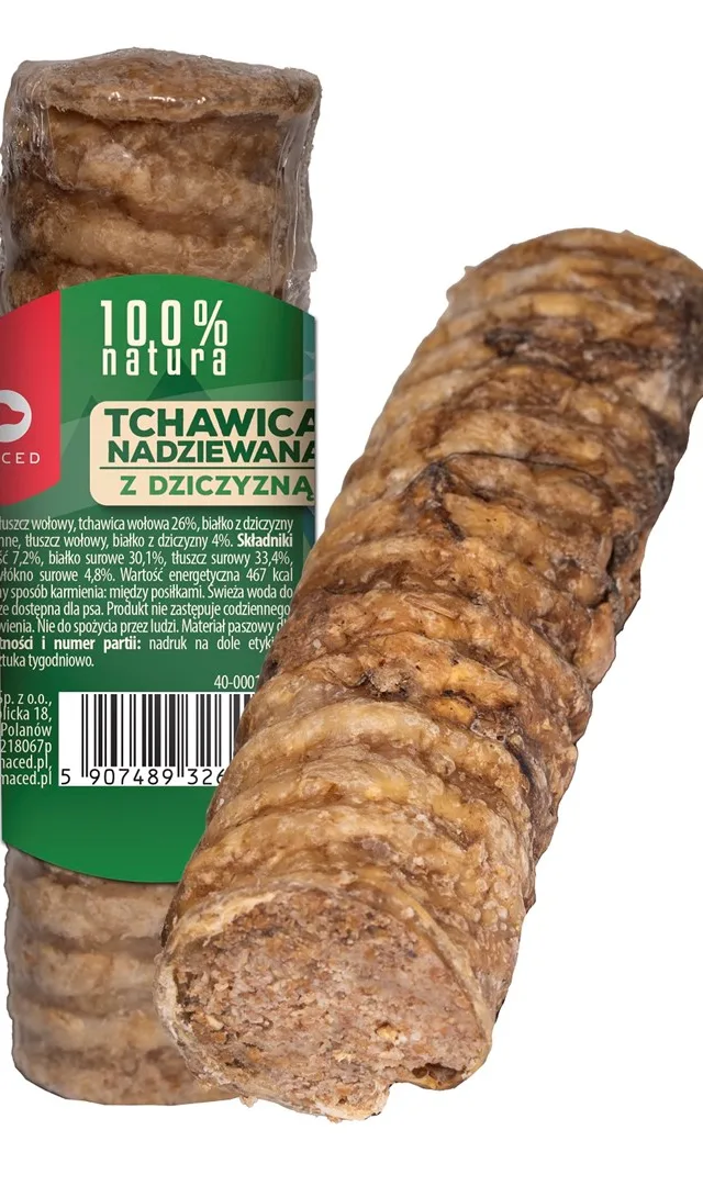 MACED Trachea Stuffed With Venison - Chew For Dog - 120g