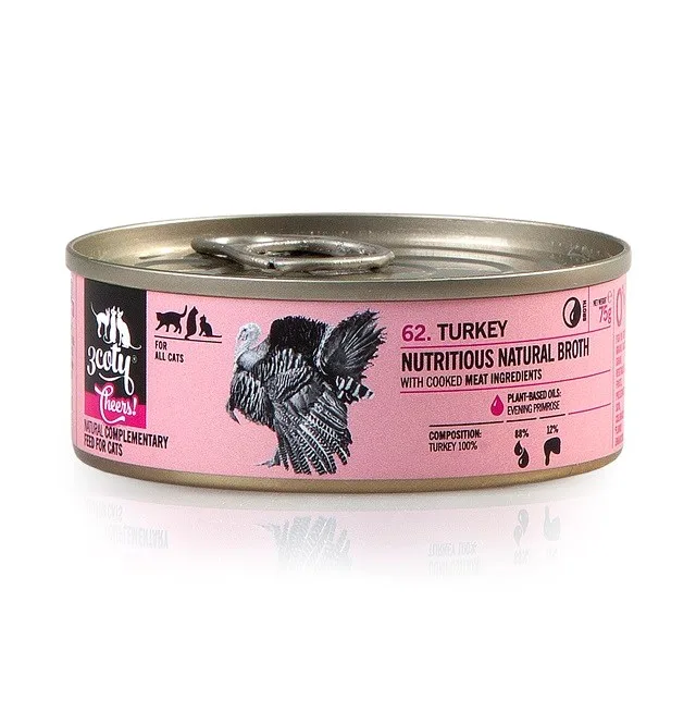COTY Turkey Cheers - Wet Cat Food - 75g 3
