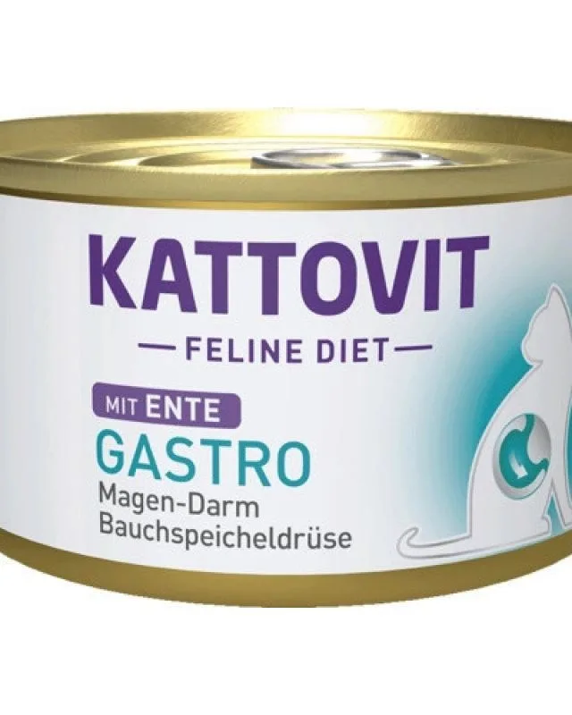 KATTOVIT Feline Diet Gastro Duck - Wet Cat Food - 85g