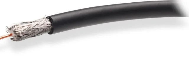 COAXIAL CABLE NS100 TRI GEL-FILLED BLACK - Roll 100m