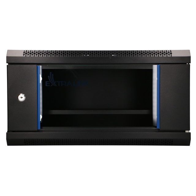 Extralink LITE 4U 530X400 WALL-MOUNTED RACKMOUNT CABINET BLACK Freestand/Wall/Floor mounted rack