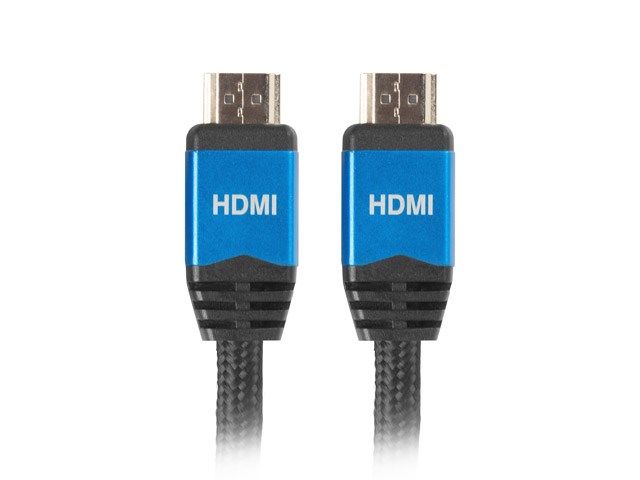 Lanberg HDMI Cable, 1m, HDMI Type A, Black