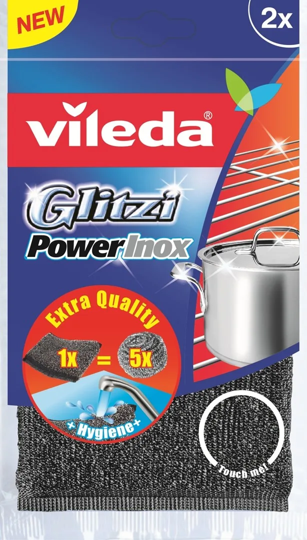 Sponge Vileda Glitzi Power Inox 2 Pc(S)