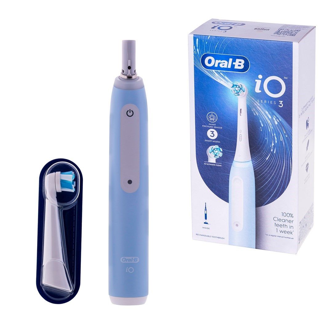 Oral-B IOSERIES3ICE Electric Toothbrush Adult Rotating-Oscillating Toothbrush Blue