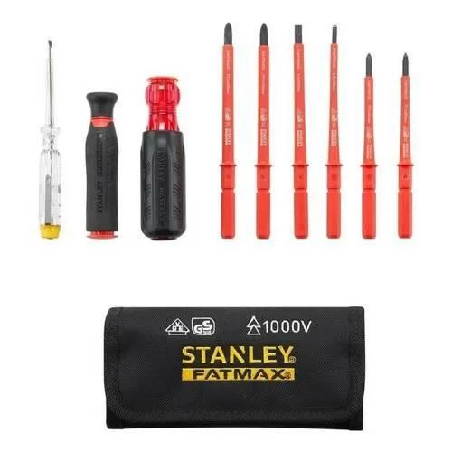 ST. SCREWDRIVERS 10pcs. VDE (2PH 2PZ 2PŁ TESTER)