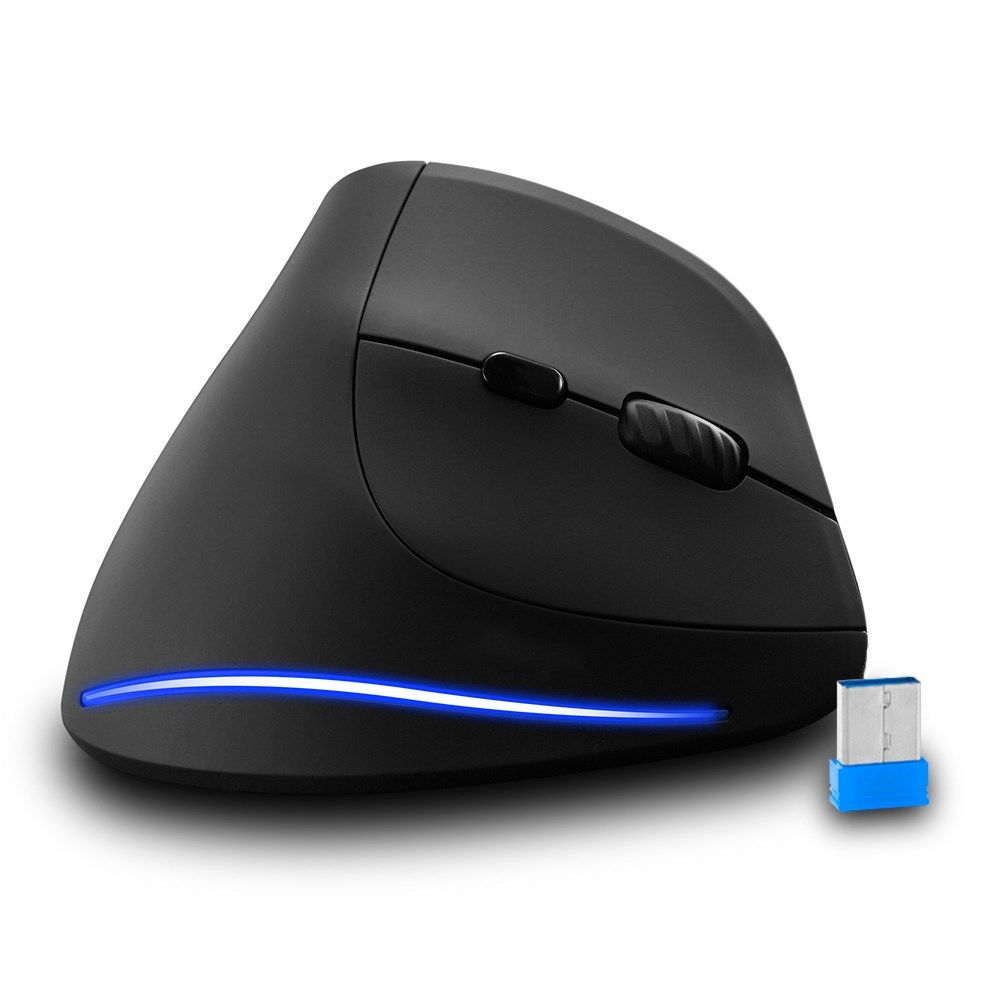 MEDIA-TECH VERTIC RF MT1123 Wireless Vertical Mouse RF 2400 DPI Black