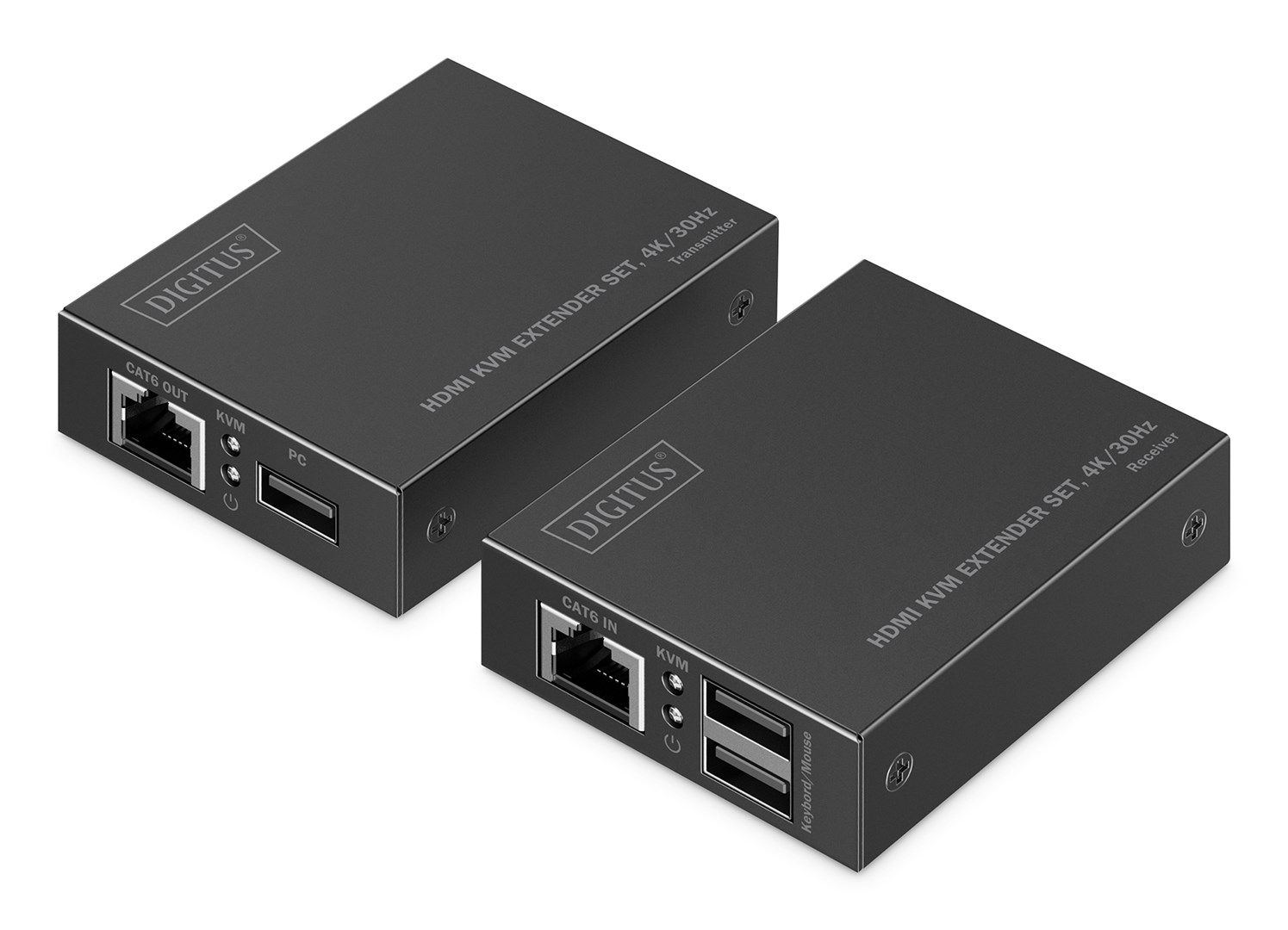 DIGITUS HDMI KVM Extender 4K/30Hz Black