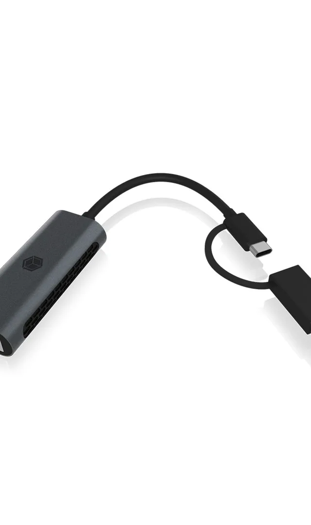 Adapter IcyBox USB3.2 Gen1 Type-A, Type-C 2.5GB Ethernet LAN Retail