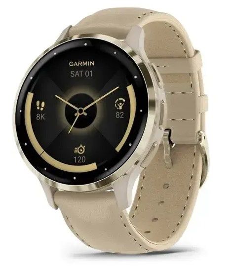 Garmin Venu 3S 41mm - French Gray & Soft Gold