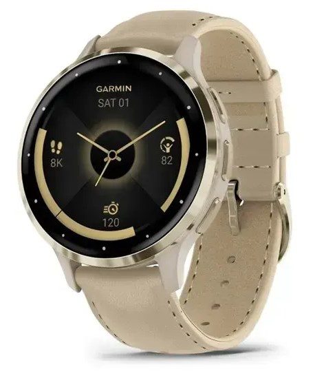 Garmin Venu 3S 41mm - French Gray & Soft Gold