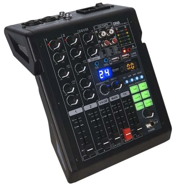 DNA EF-MIX 4 USB MP3 Bluetooth analog Audio Mixer