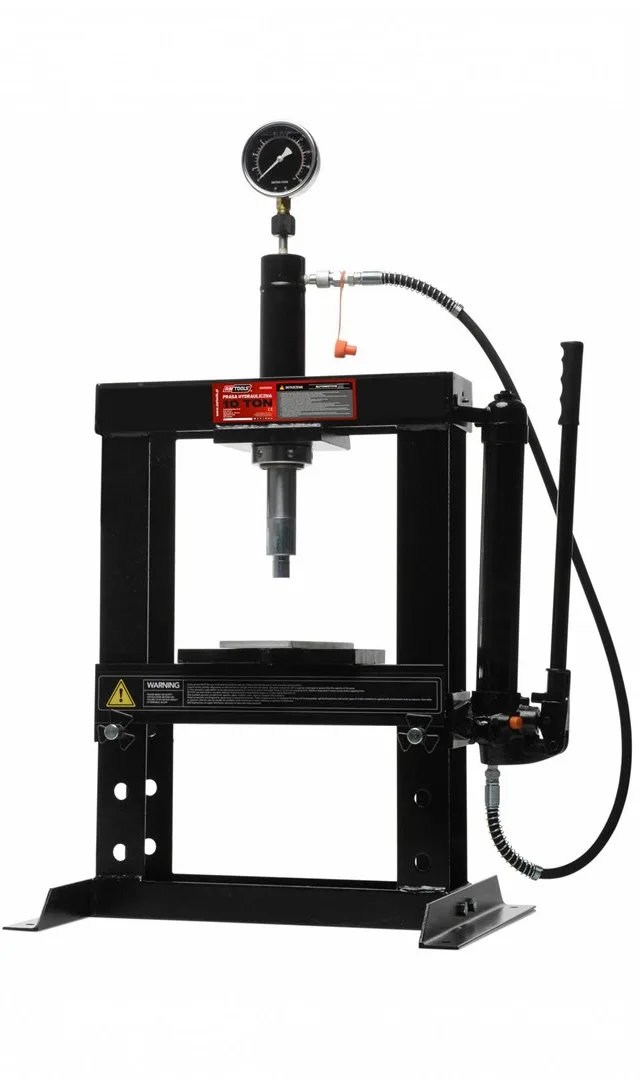 AWTOOLS Hydraulic Press With Manometer 10T