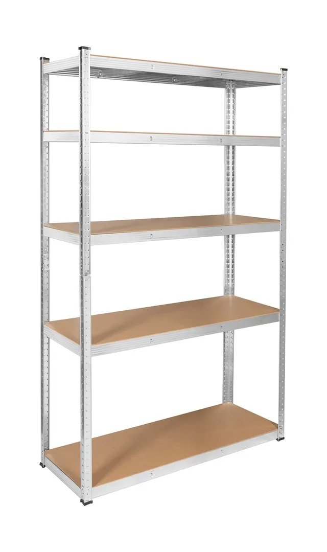 Metal storage rack 205x120x45 silver Rebel