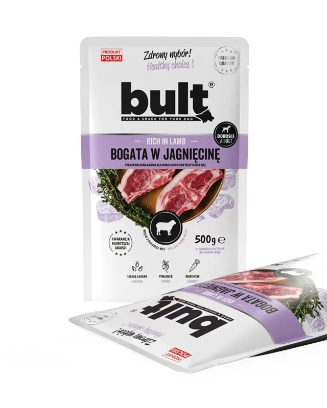 BULT Rich In Lamb - Wet Dog Food - 500g