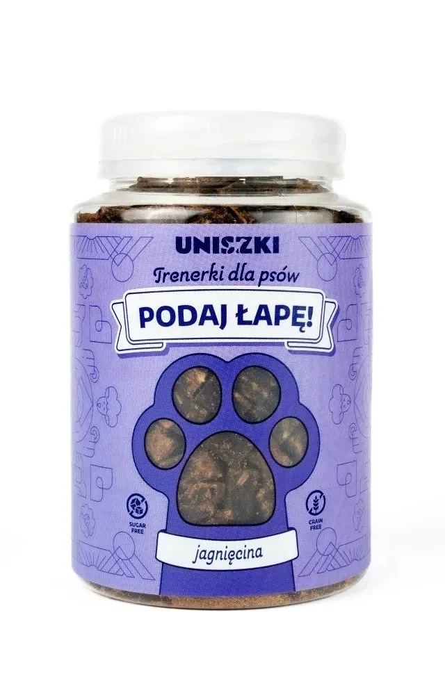 UNISZKI Podaj łApę Lamb - Dog Treat - 210g