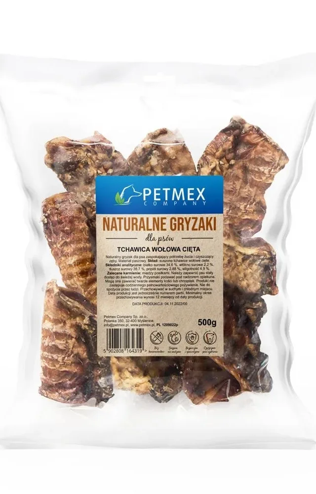 PETMEX Beef Trachea – Dog Treat – 500g