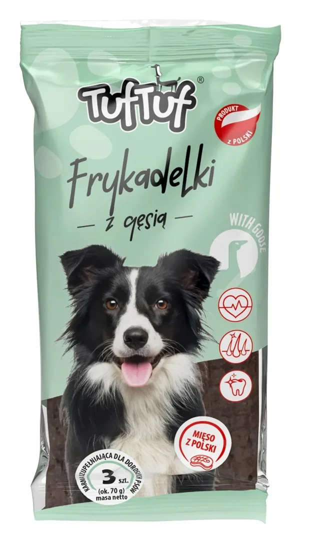 TUF TUF Meaty Sticks With Goose - Dog Treat - 70g