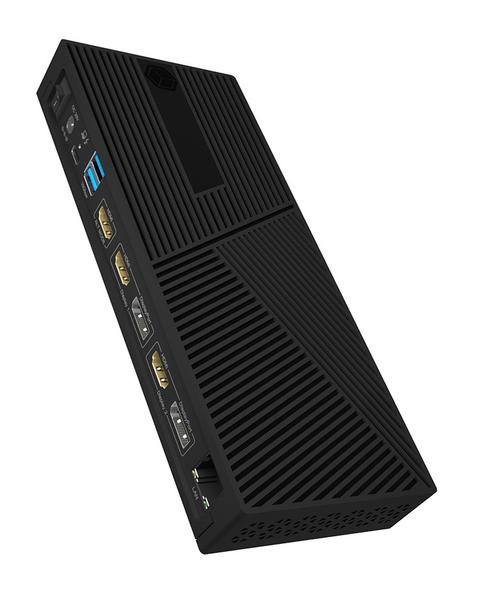 D Dockingtation 4xUSB-A/2xUSB-C/2xHDMI/DisplayPort ICY BOX Black