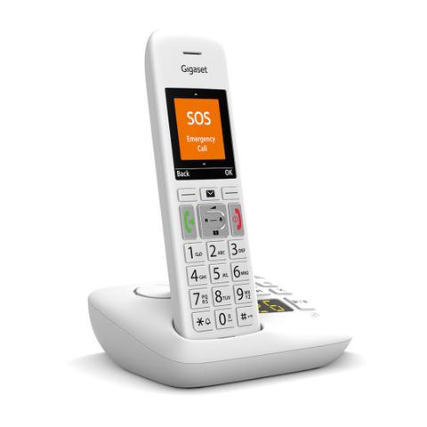 Gigaset E390A Schnurlostelefon Mit Anrufbeantworter White
