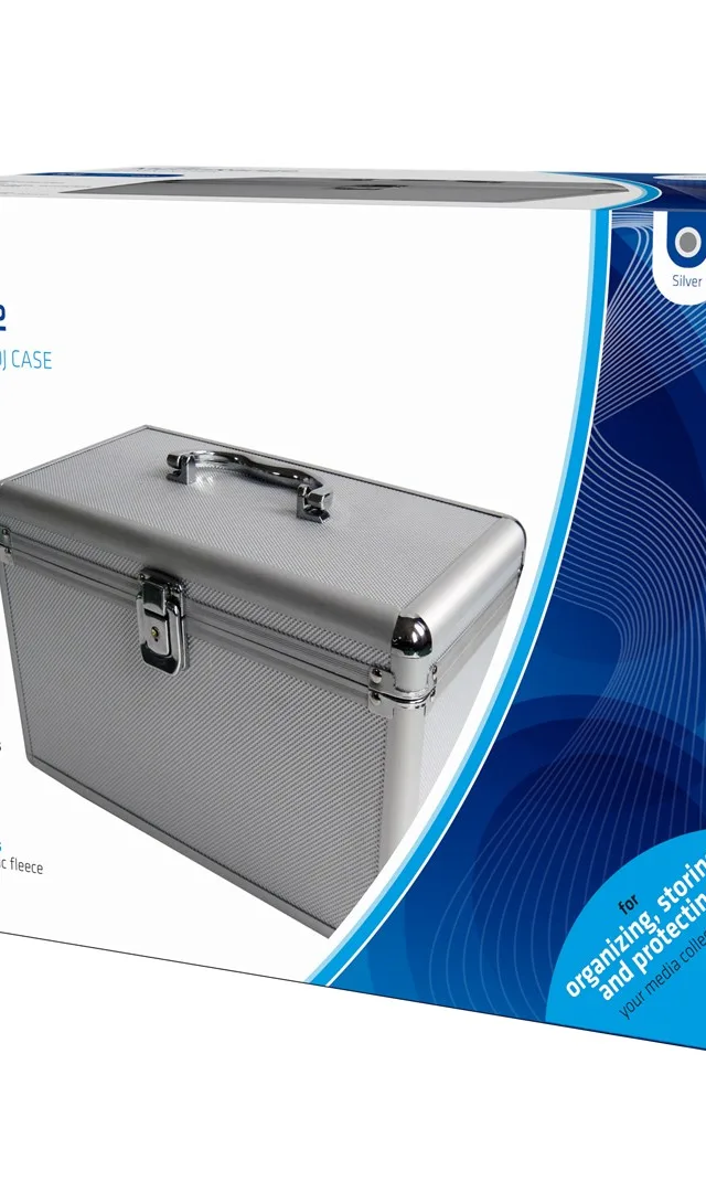MediaRange BOX75 optical disc case Box case 200 discs Silver
