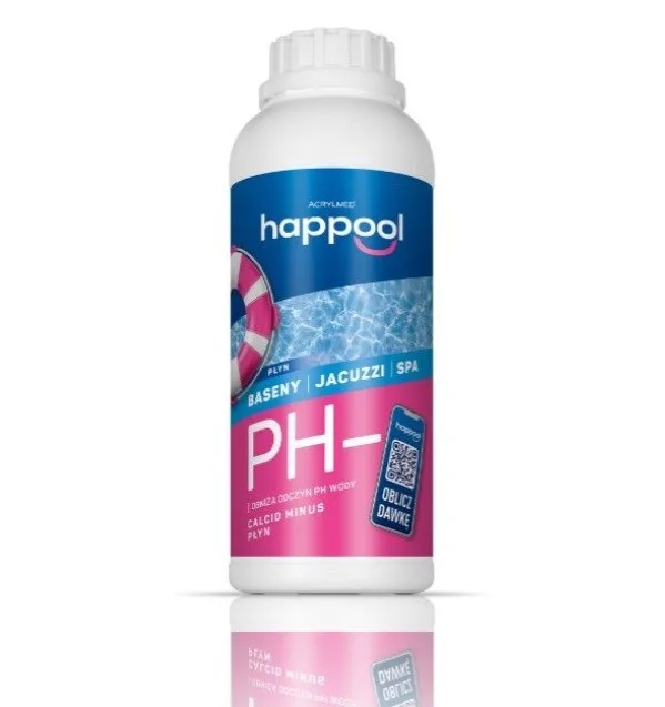 Acrylmed CALCID MINUS Liquid For Lowering The PH Of Pool Water 1 Litres