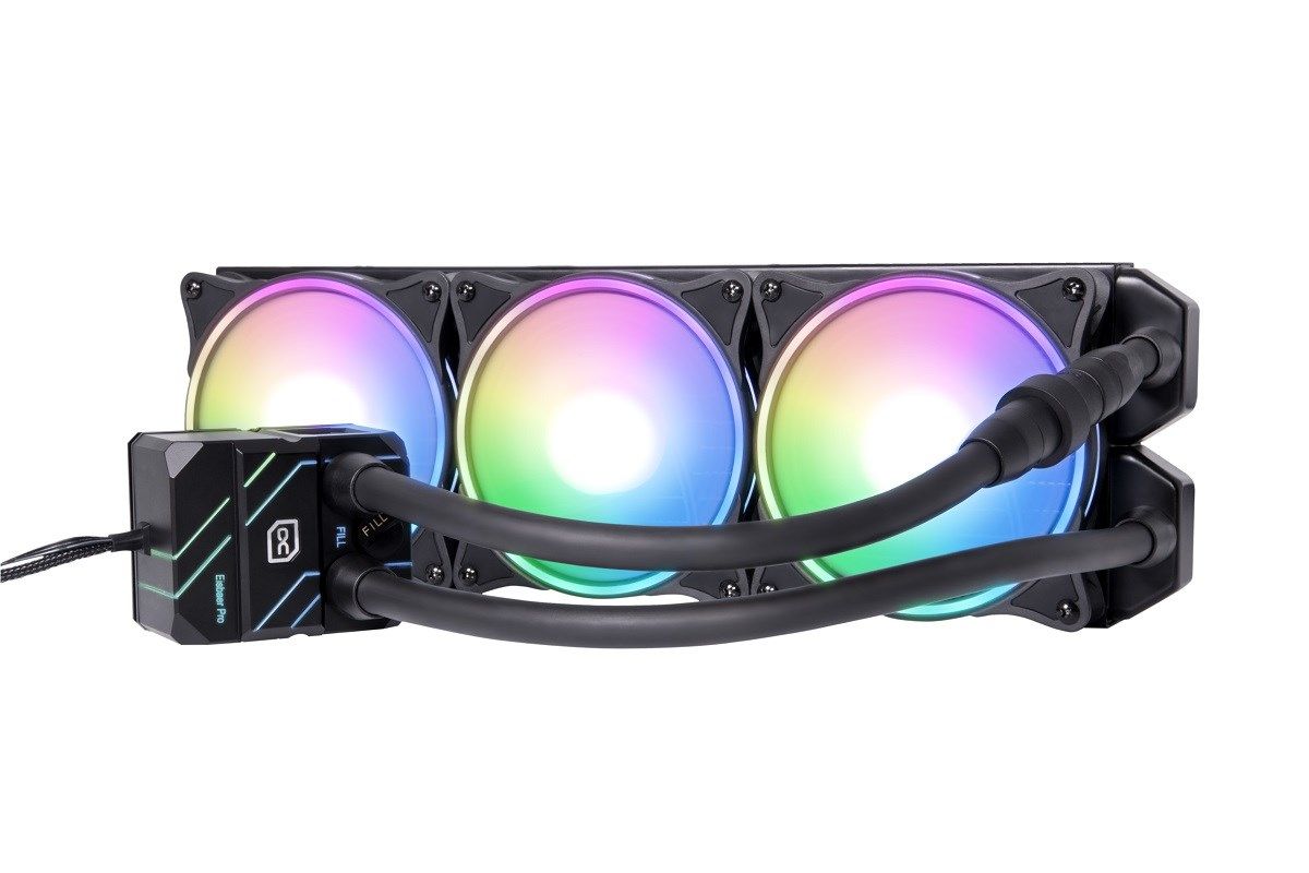 Alphacool Eisbaer Pro Aurora 360 Processor All-In-One Liquid Cooler 12 Cm Black White 1 Pc(S)