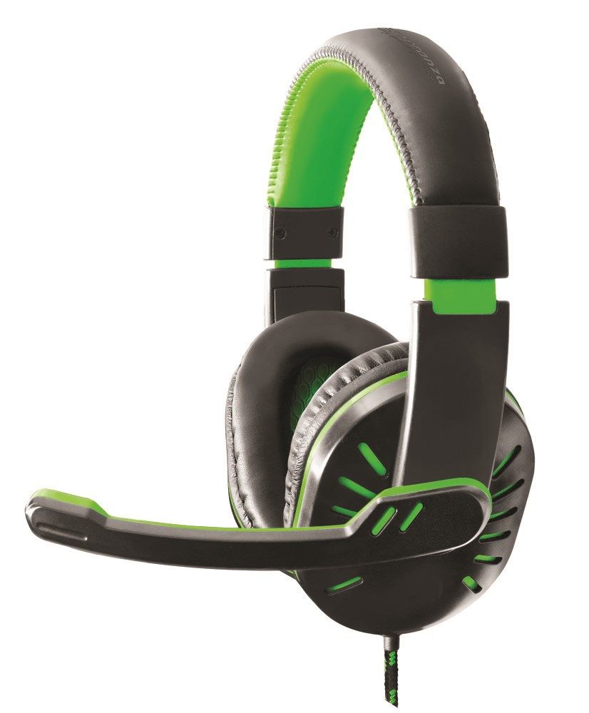 Esperanza EGH330G Head-Band Black Green