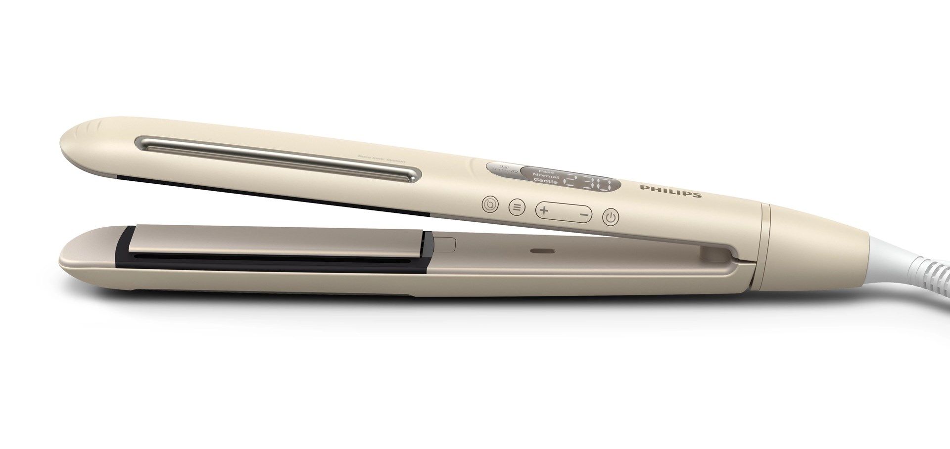 Philips 8000 Series BHS838/00 Hair Styling Tool Straightening Iron Warm Beige 1800 W 2 M