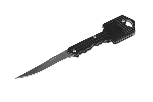 Knife GUARD KEY KNIFE Key Folding Knife Black (YC-006-BL)
