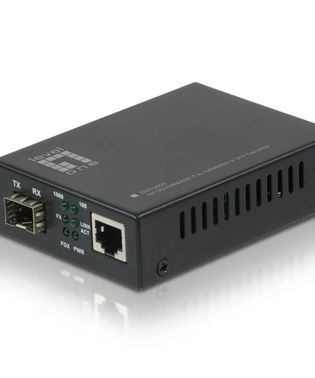 Konverter GVT-2000 10/100/1000T 1000SX SFP