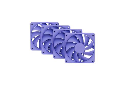 HYTE FAN- -FA12-TM-4 computer cooling system Processor 12 cm Violet 4 pc(s)