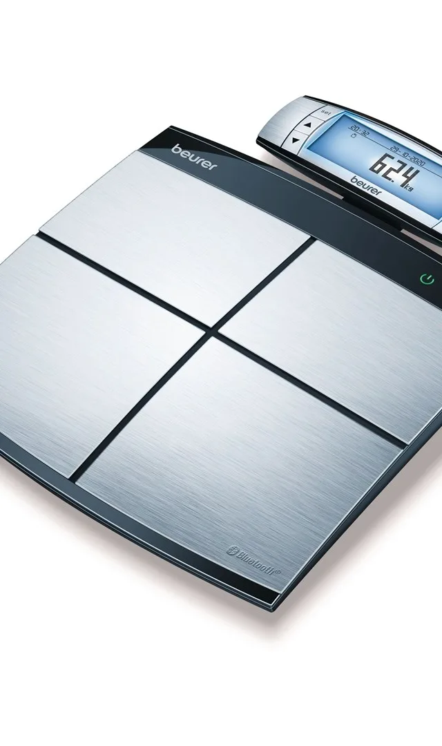 Beurer BF 105 Square Black, Stainless steel Electronic personal scale