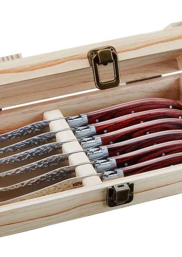 Set of 6 RANCHO steak knives