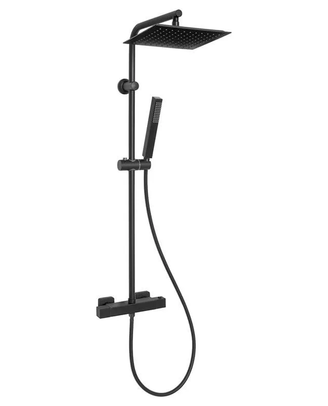 SHOWER COLUMN SVART TERMOSTATIC BLACK