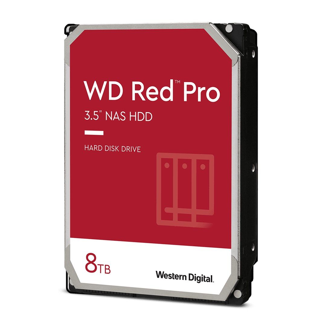 TB WD Red Pro NAS Internal Hard Drive - 7200RPM 8