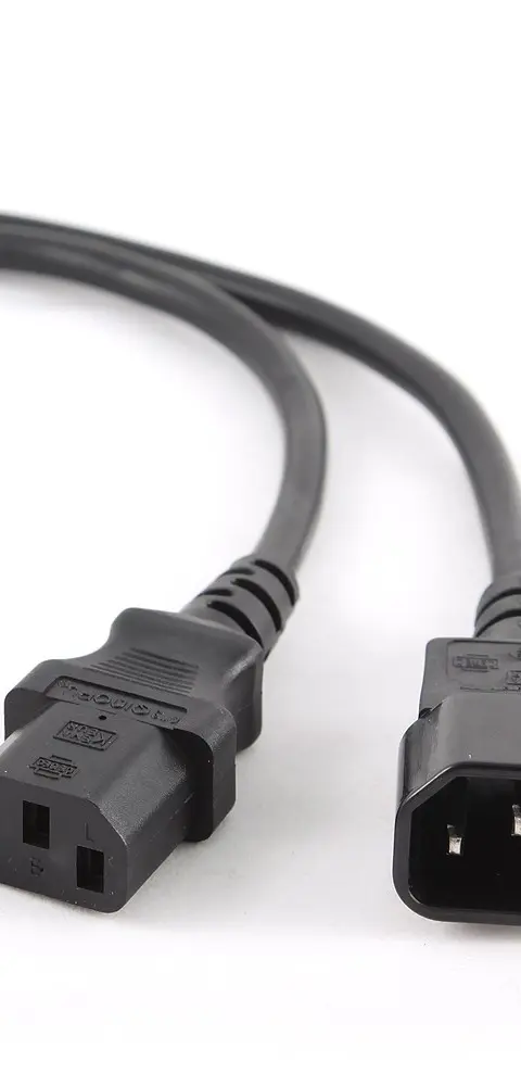 Gembird PC-189 Power Cable Black C14 Coupler