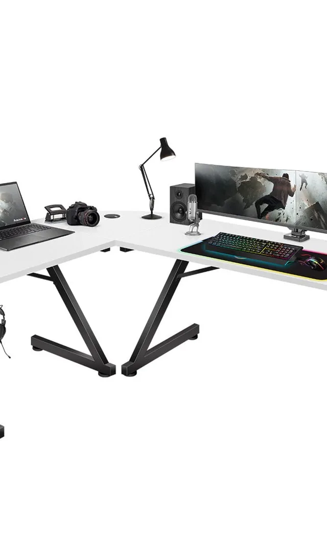 GAMING DESK HUZARO HERO 7.0 WHITE