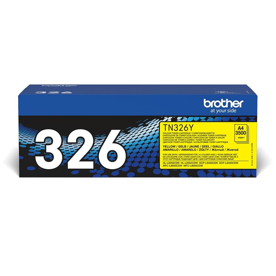 Brother TN-326Y Yellow Toner Cartridge